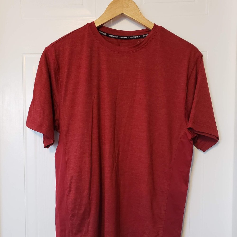 Men's Head Red Athletic Tee, Size Small